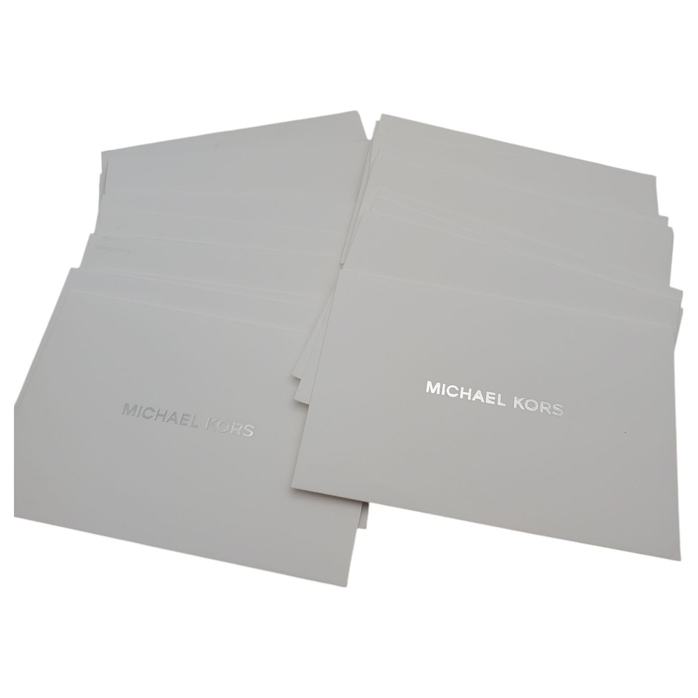 10 sets Michael‎ Kors Thank You Card White Note Cards